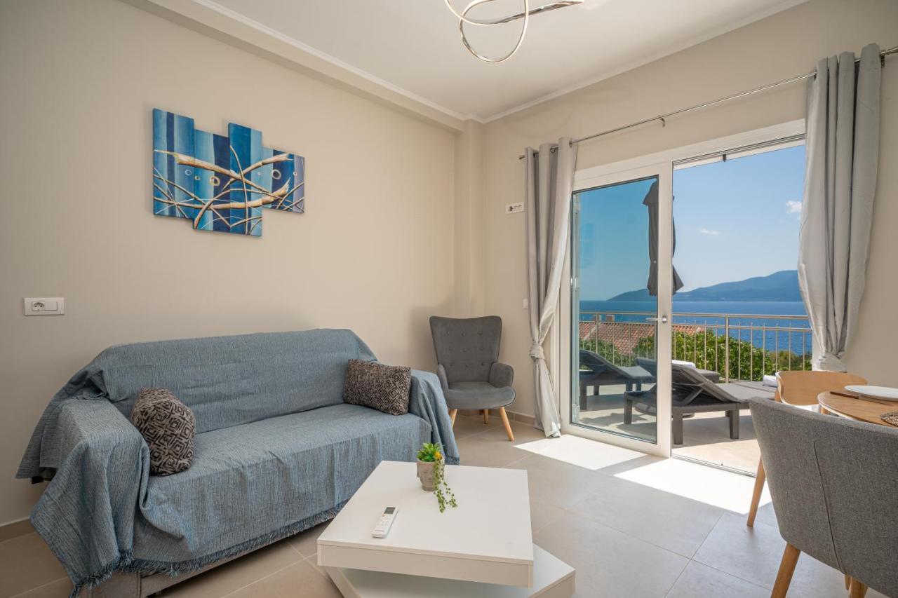 Maritina'S Apartments Amazing Sea View Agia Efimia Esterno foto